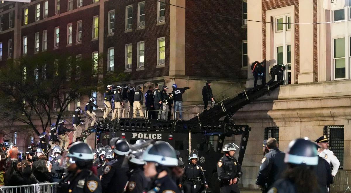 Protesty w USA. Studenci zajęli budynek, wkroczyła policja