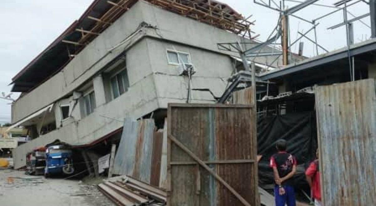 Silne trzęsienie ziemi na Filipinach. Zniszczone budynki, kilkanaście osób rannych