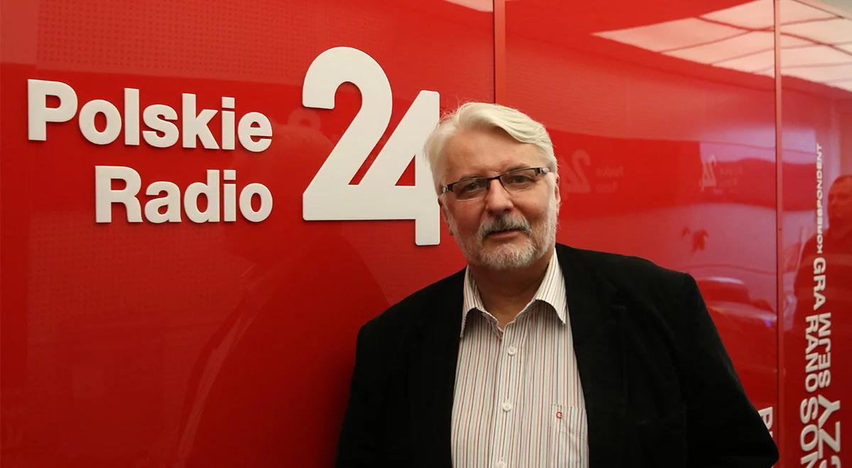 Witold Waszczykowski o sporze z KE: Nie ma terminu „praworządność”