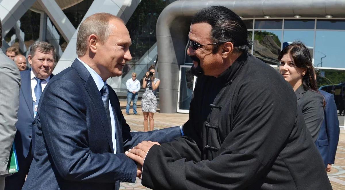 Gwiazda kina akcji u kremlowskich propagandystów. Steven Seagal mówi o "nazistach na Ukrainie"