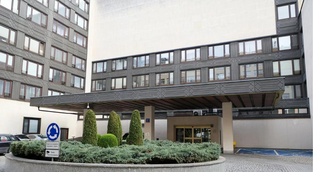 Awantura w hotelu poselskim. "Był pod wpływem alkoholu"