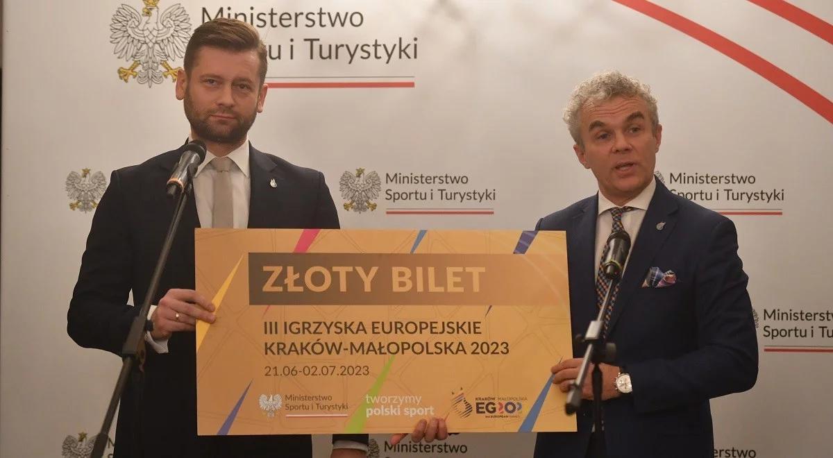 Igrzyska Europejskie: Kamil Bortniczuk przekazał złoty bilet na licytację WOŚP. "To jest coś, co należy wspierać"