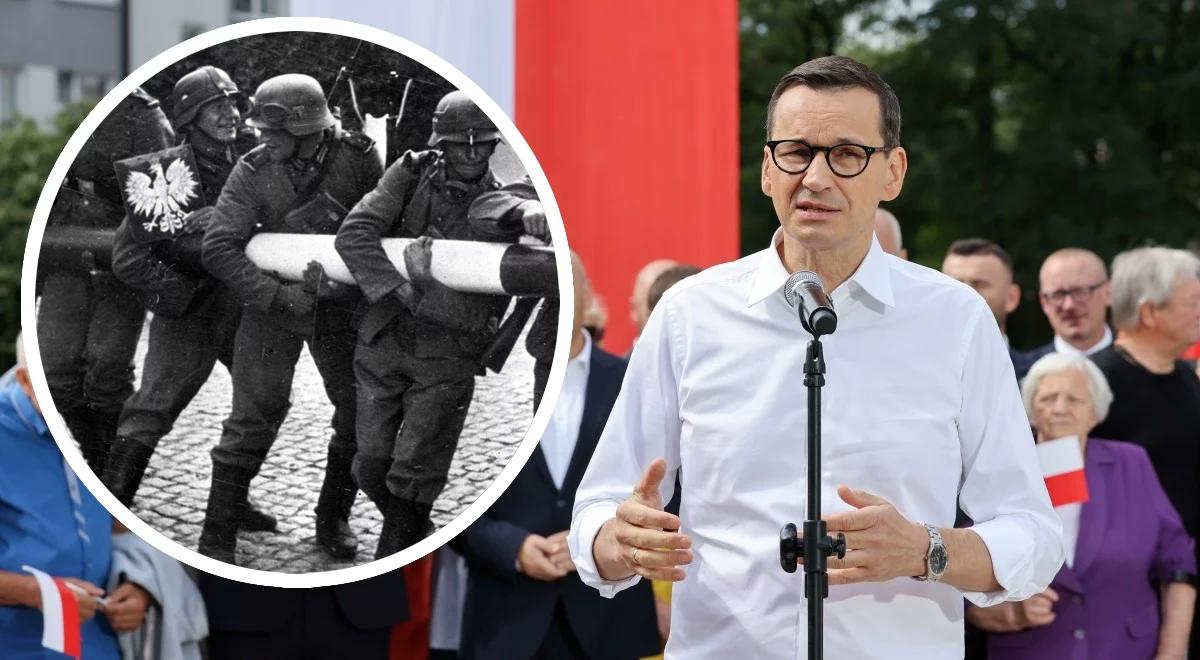 Reparacje za II wojnę światową. Premier Morawiecki: dajemy Niemcom szansę zamknąć ten czarny rozdział