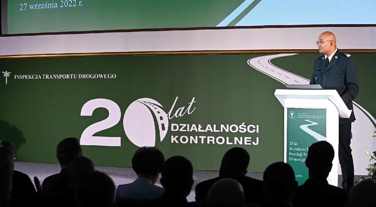 20-lecie Inspekcji Transportu Drogowego. Gajadhur: powołanie jej do życia było przemyślanym działaniem