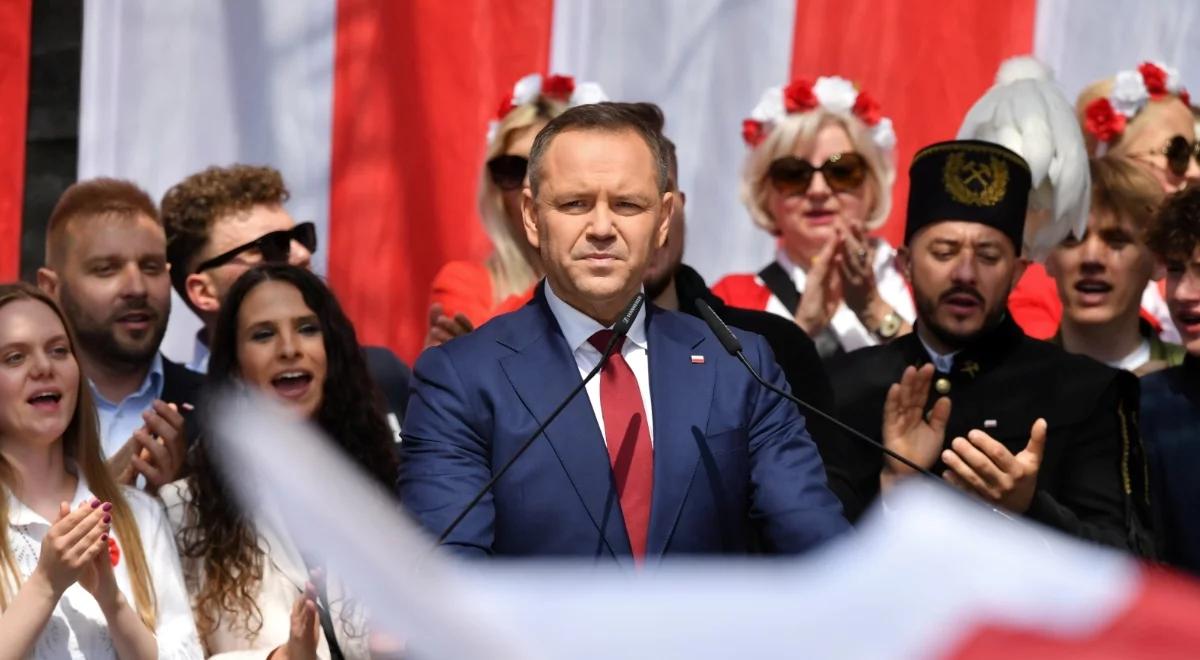 "Powinien wyjaśnić zarzuty w trybie wyborczym". Szłapka uderza w Nawrockiego