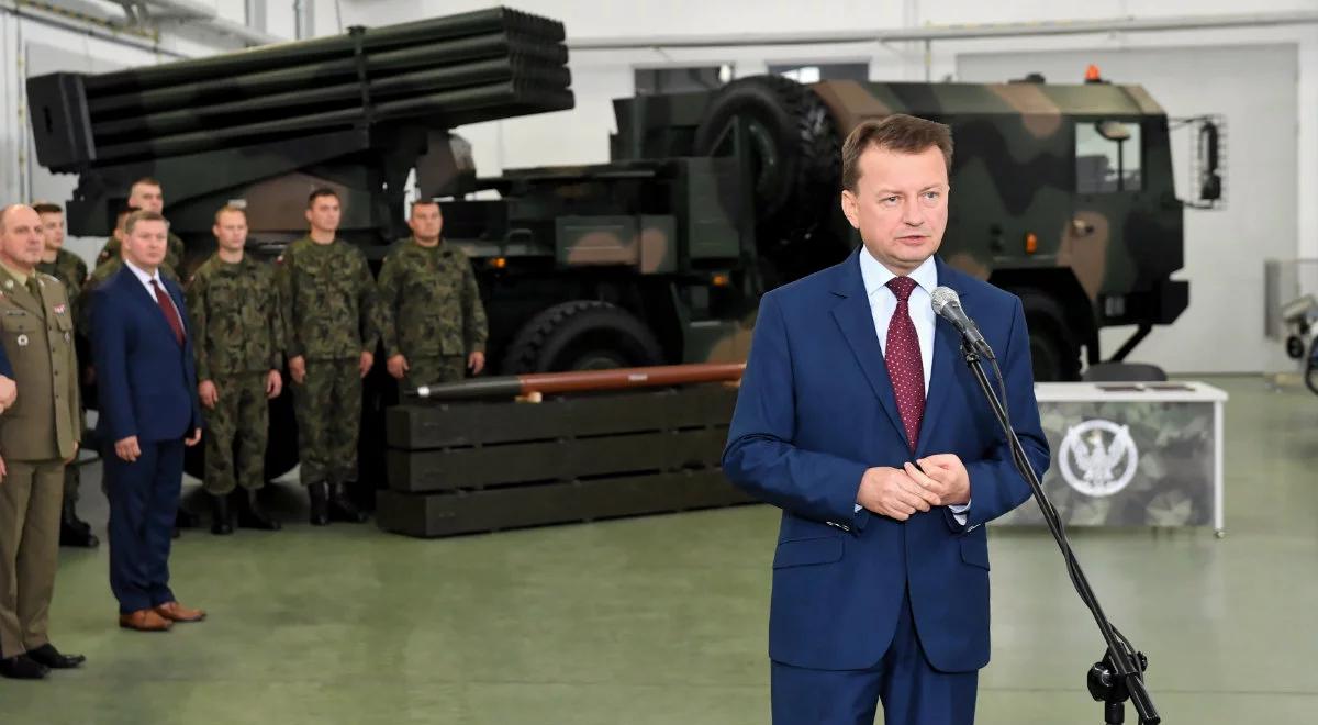 Szef MON Mariusz Błaszczak: pociski rakietowe Feniks wzmocnią zdolność Wojska Polskiego