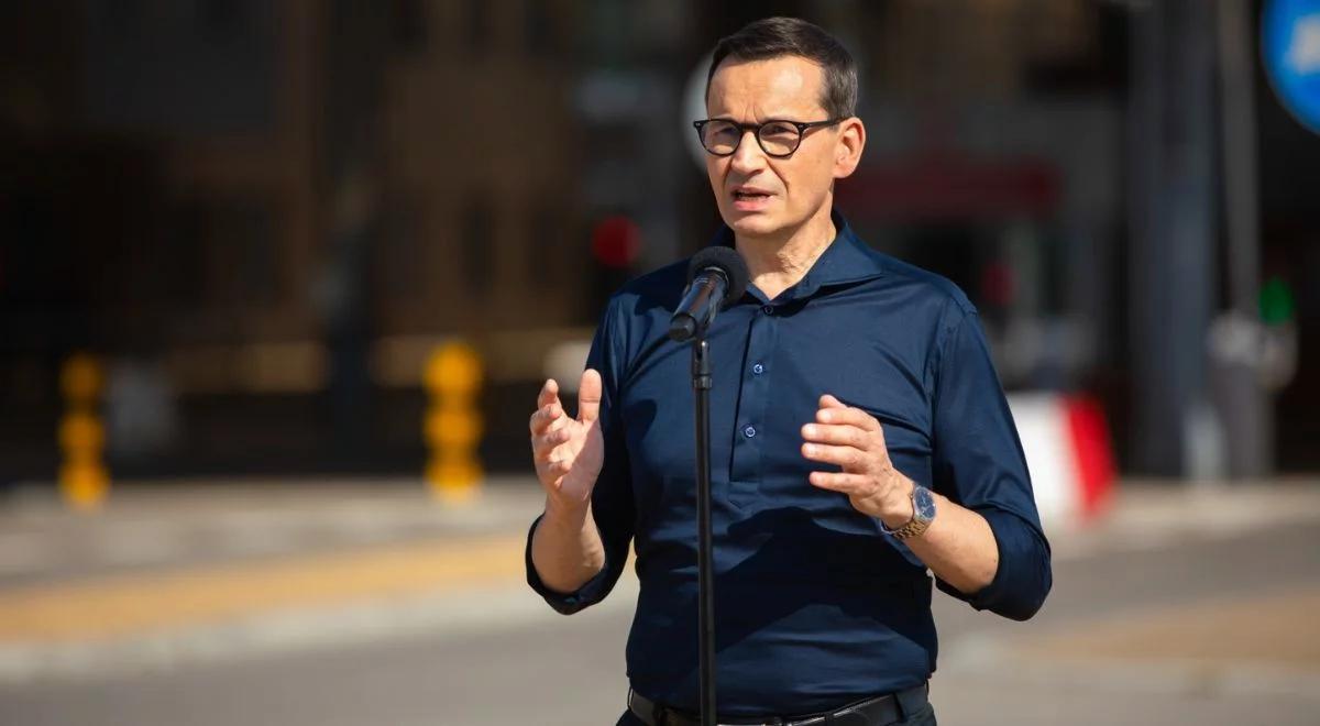 Premier Morawiecki: mówimy jasne "nie" wszystkim ukraińskim oligarchom, którzy chcą zdestabilizować polski rynek