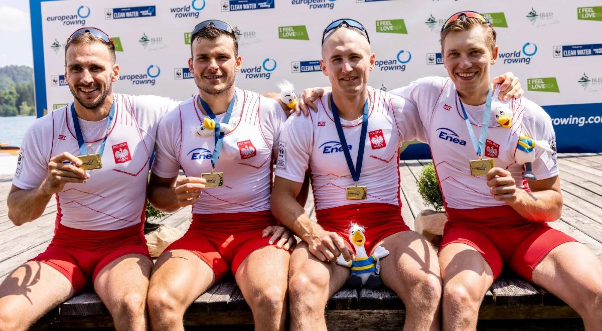 ME w wioślarstwie: medal dla Polski. Czwórka podwójna wywalczyła brąz
