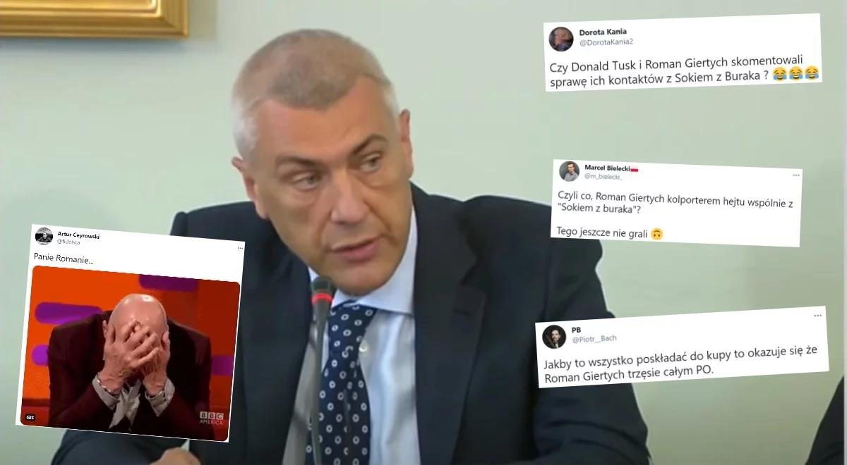 Powiązania Giertycha z Sokiem z Buraka. Internauci nie kryją oburzenia