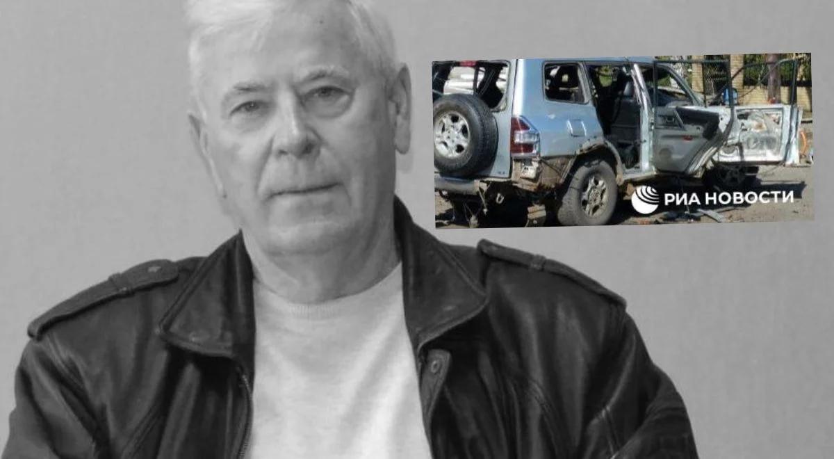 Wojna w Ukrainie. Nie żyje rosyjski kolaborant, wysadzono jego auto
