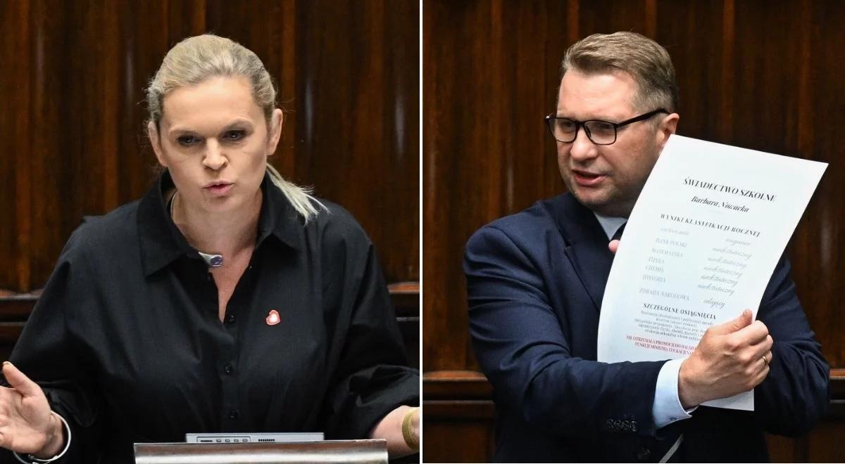 Gorąca wymiana zdań w Sejmie. Nowacka do Czarnka: czego spodziewać się po dzbanie roku?