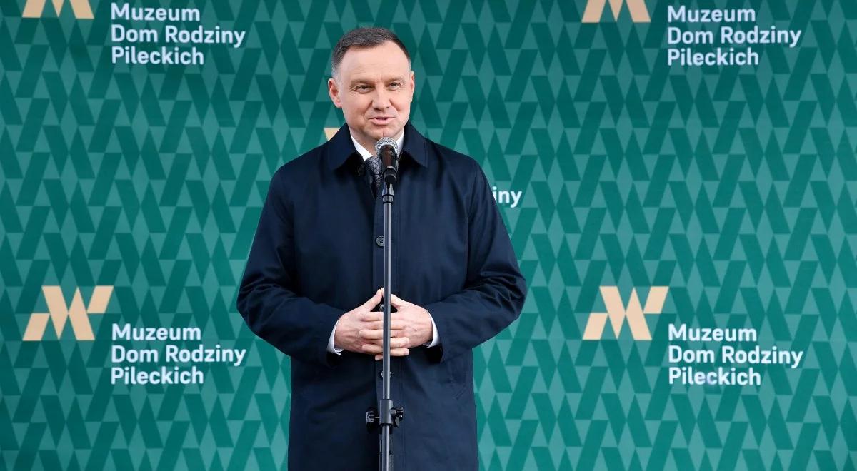 Prezydent Andrzej Duda: nie byłoby wolnej Polski, gdyby nie Witold Pilecki i jego rodzina