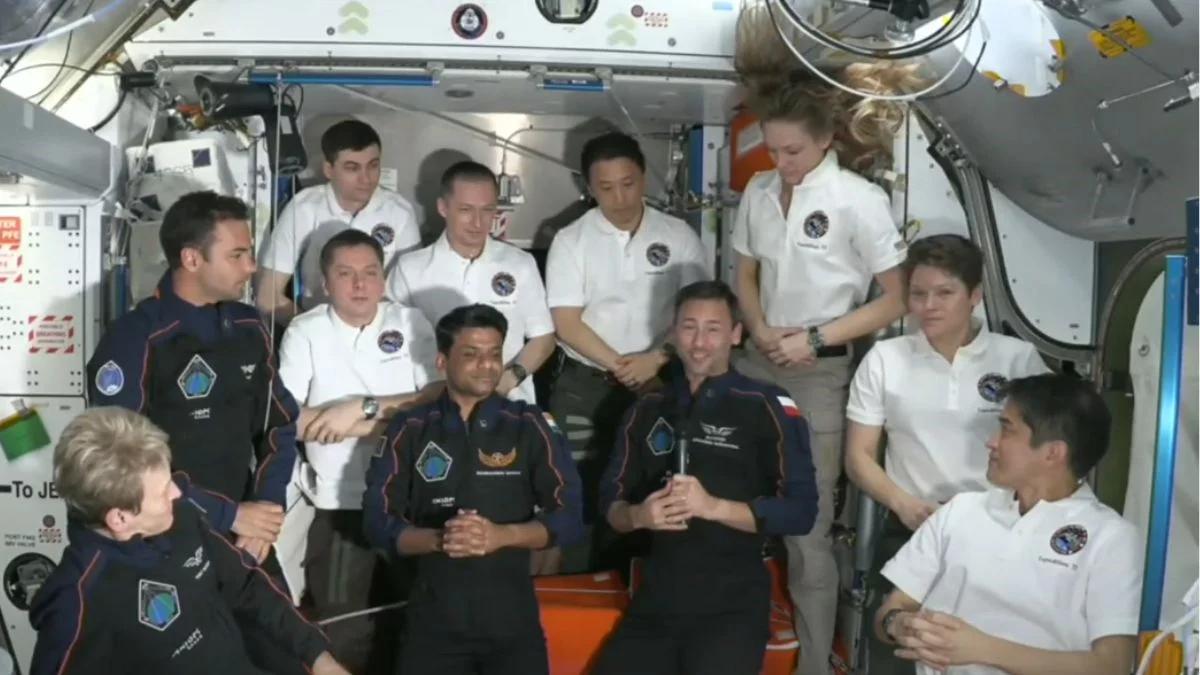 Sławosz Uznański-Wiśniewski przemówił na ISS. Zwrócił się do Polaków