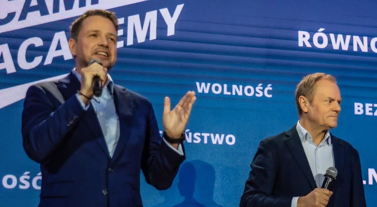 Trwa cicha wojna między Tuskiem a Trzaskowskim. Ten sondaż nie poprawi humoru liderowi PO
