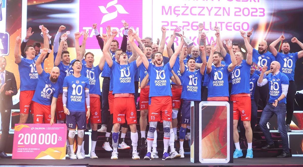 TAURON Puchar Polski: ZAKSA sięga po trofeum. Obrońcy tytułu nie zawiedli