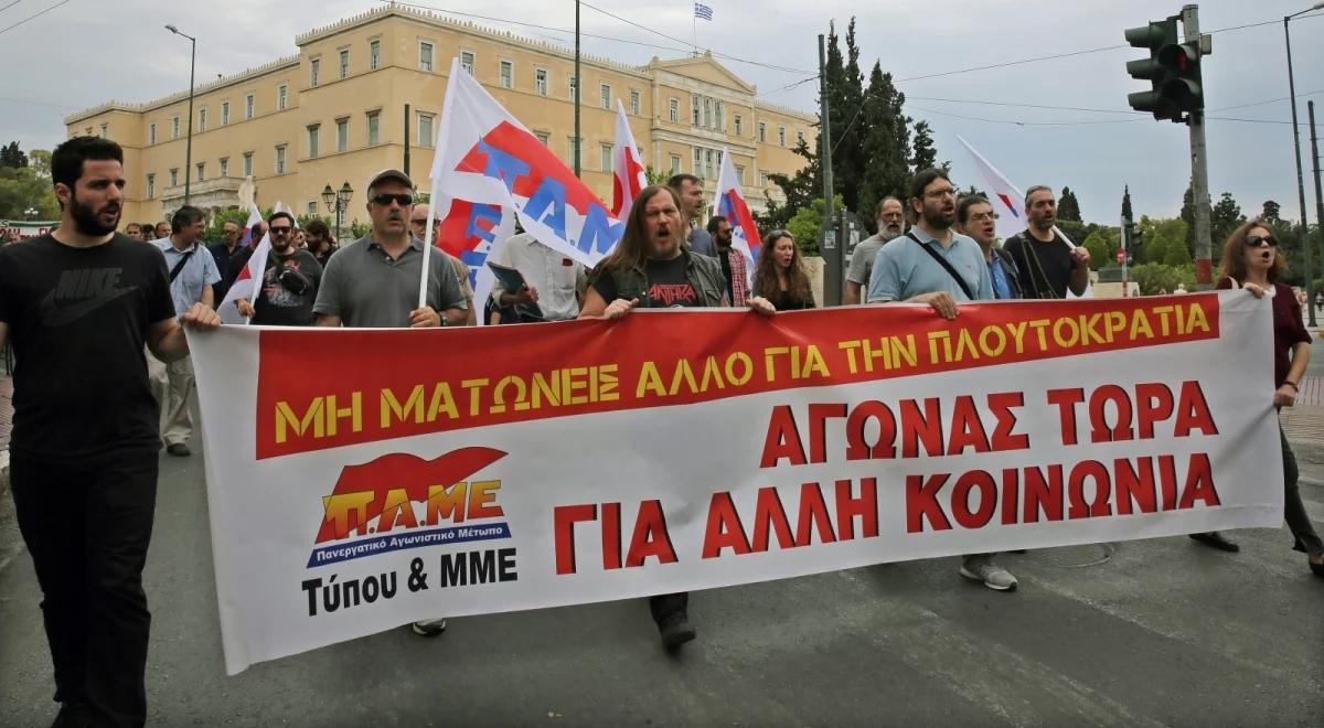 Grecja sparaliżowana przez strajk powszechny. Kolejne grupy zawodowe dołączyły do protestu