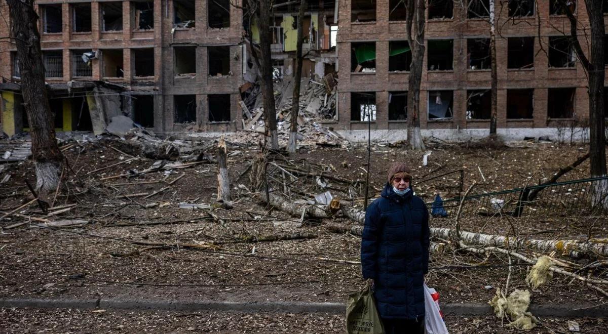 Napaść Rosji na Ukrainę. Kolejne bombardowanie Żytomierza. "W czasie ataku mieszkańcy byli w schronach"