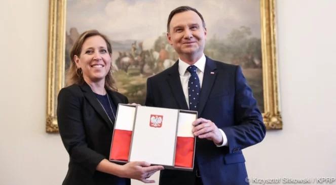 Prezydent Andrzej Duda spotkał się z prezes YouTube 