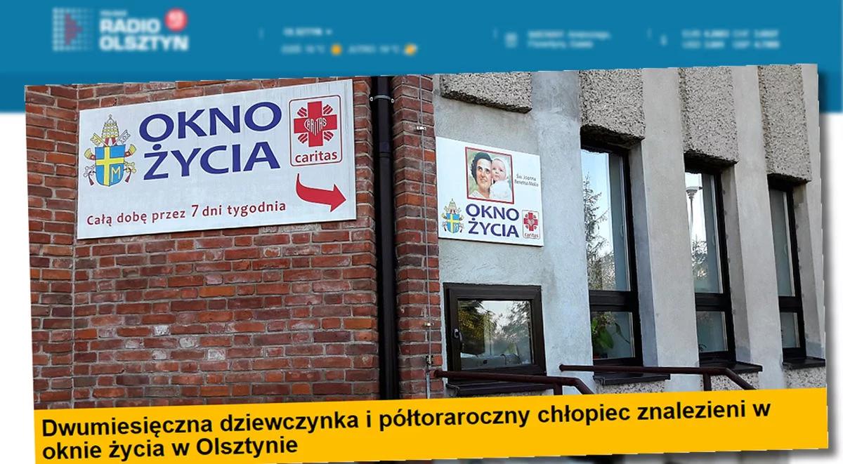 Olsztyn: dwoje dzieci pozostawiono w oknie życia