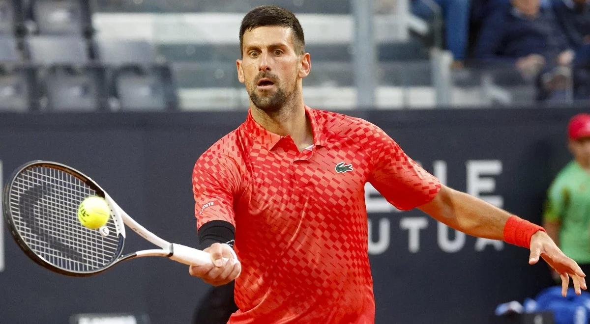 ATP Rzym: Novak Djoković melduje się w trzeciej rundzie. Argentyńczyk postraszył obrońcę tytułu