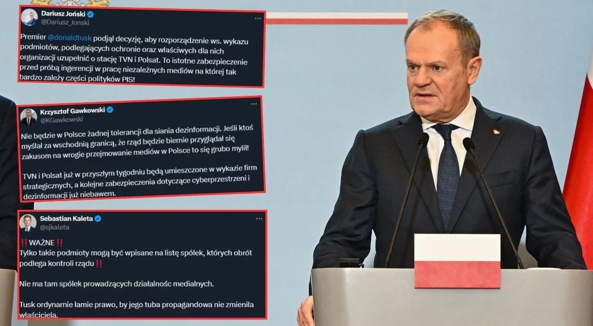 Fala komentarzy po decyzji Tuska. "Polskie media mają służyć Polakom, a nie Kremlowi"
