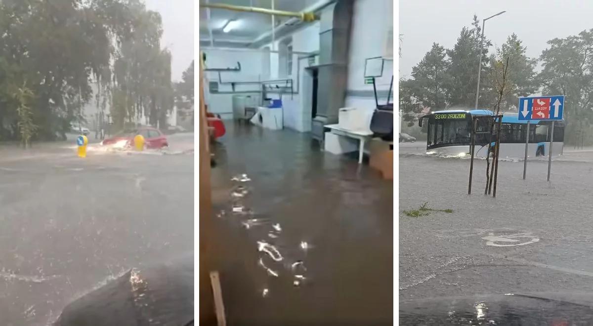 Pogodowy armagedon nad Polską. Zalane miasto, zwołano sztab