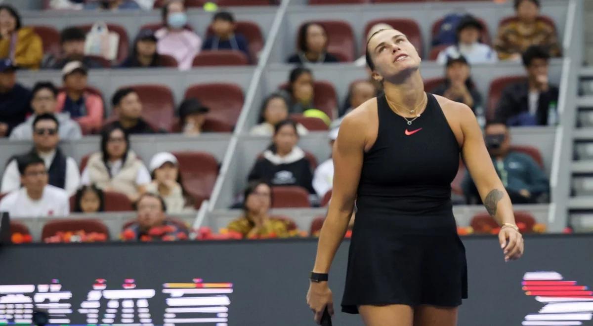 WTA Pekin. Sabalenka odpada w ćwierćfinale. Pogoń za Świątek wyhamowała