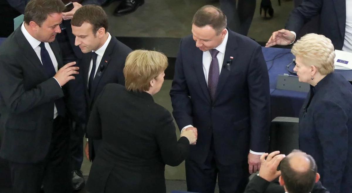 Prezydent Andrzej Duda rozmawiał w Strasburgu z przywódcami kilku państw