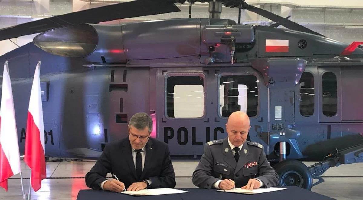 Podpisano umowę na zakup trzeciego śmigłowca Black Hawk dla policji 