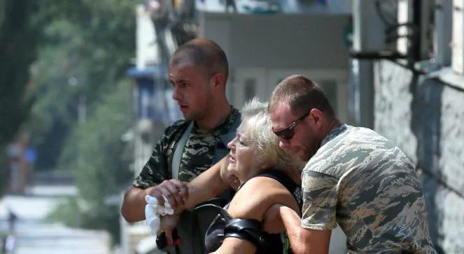 Ukraina: ostrzał centrum Doniecka. Są ofiary