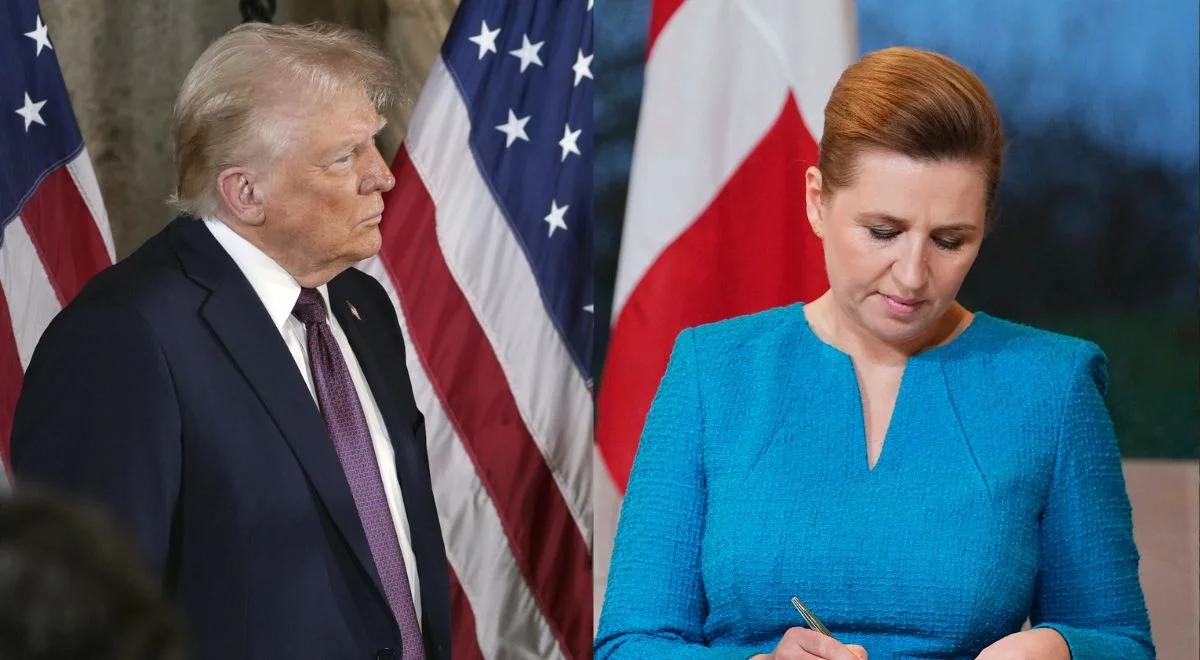 Grenlandia stawką wojny celnej? Premier Danii odpowiada Trumpowi