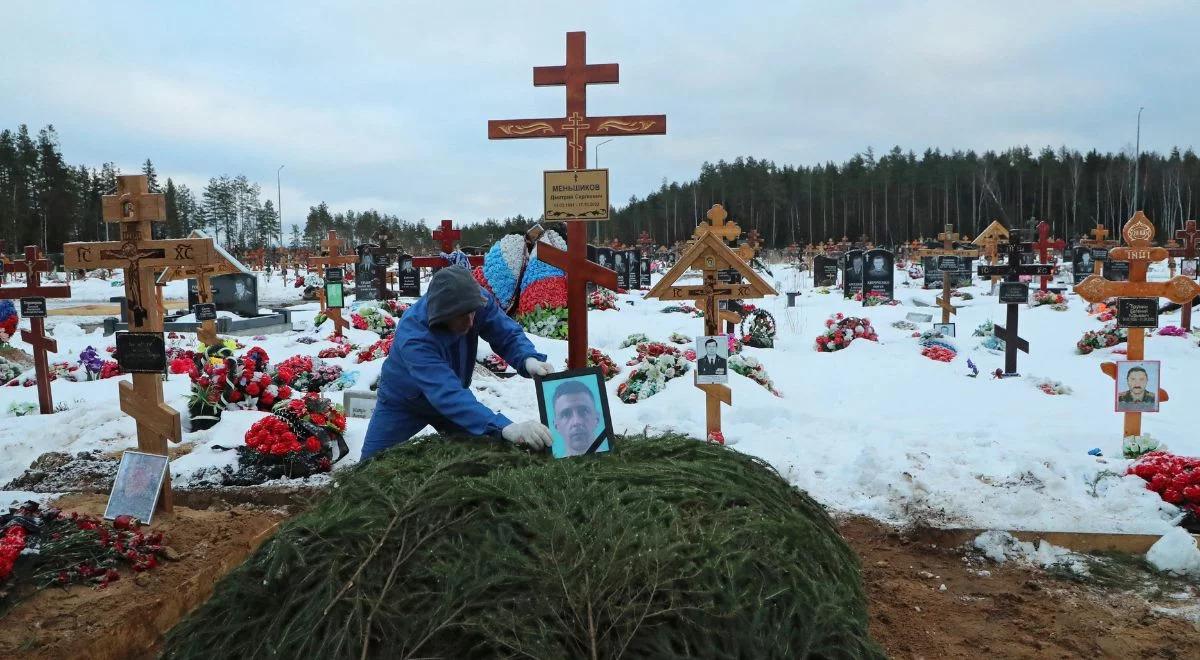 Najemnicy Grupy Wagnera masowo giną na wojnie. "NYT": liczba nagrobków zwiększyła się siedmiokrotnie