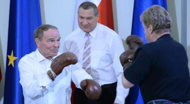 Bronisław Komorowski spotkał się z bokserami