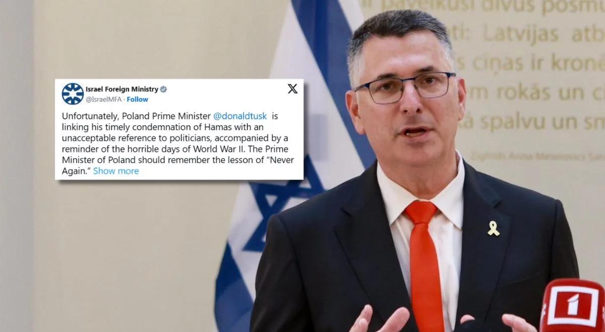 Izrael reaguje na słowa Donalda Tuska. "Niedopuszczalne"