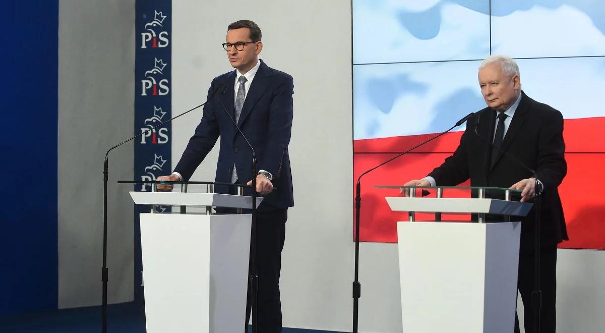 Fogiel wskazuje "gwaranta suwerenności" Polski: PiS z Jarosławem Kaczyńskim i Mateuszem Morawieckim