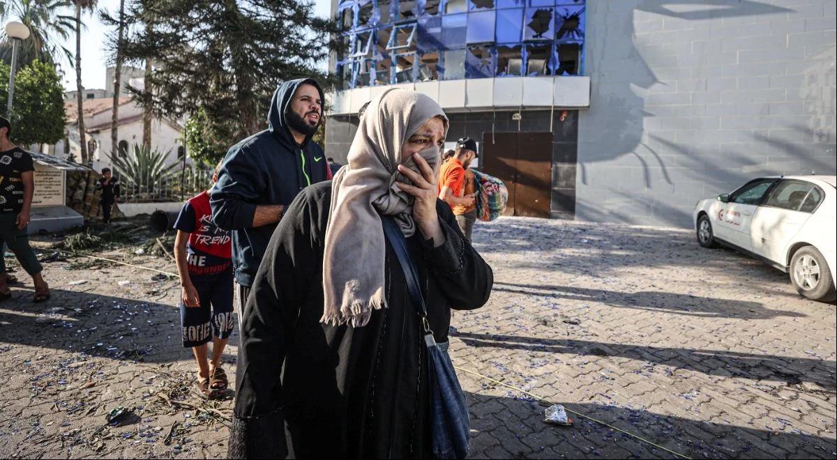Buldożery wokół szpitala Al-Szifa? Hamas oskarżył Izrael o zdemolowanie części lecznicy