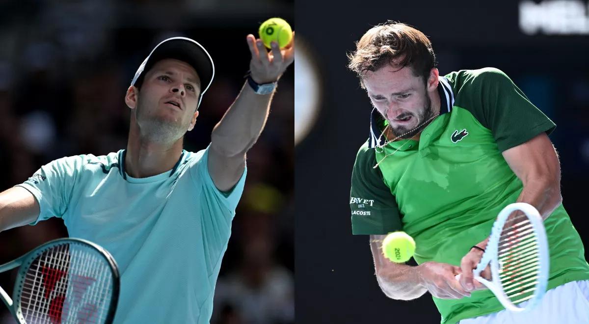 Australian Open: Hurkacz - Miedwiediew. Polak wie, jak pokonać Rosjanina, raz doprowadził go do furii  