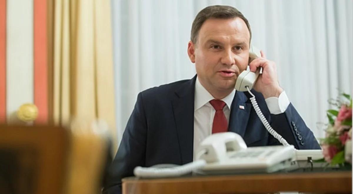 Prezydent Duda rozmawiał z Hollandem. Deklaracja pomocy w walce z terrozmem