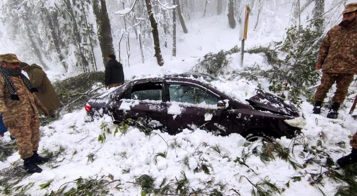 Tragiczna śnieżyca w Pakistanie. Rośnie liczba ofiar