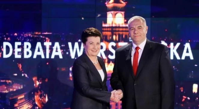 Bój o Warszawę. Debata Hanny Gronkiewicz-Waltz i Jacka Sasina
