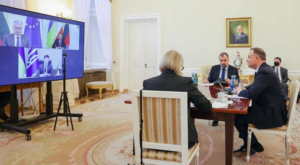 Spotkanie Trójkąta Lubelskiego. Prezydenci Polski, Litwy i Ukrainy wydali wspólne oświadczenie