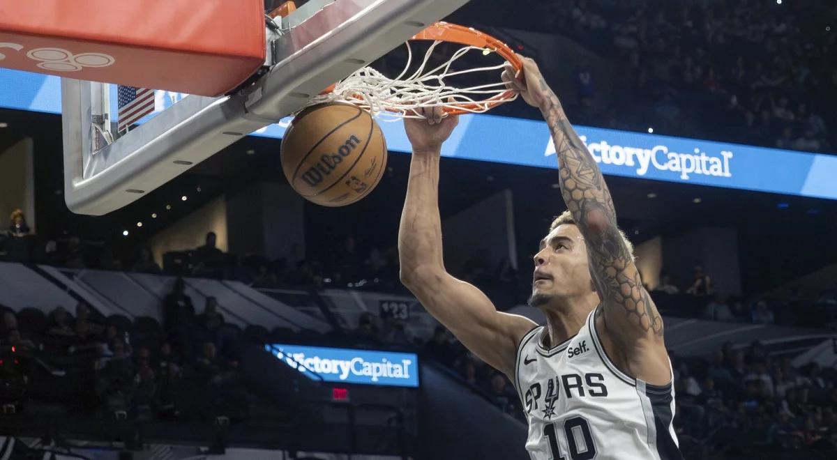 NBA. Jeremy Sochan nie pomógł Spurs. "Ostrogi" rozbite przez Suns