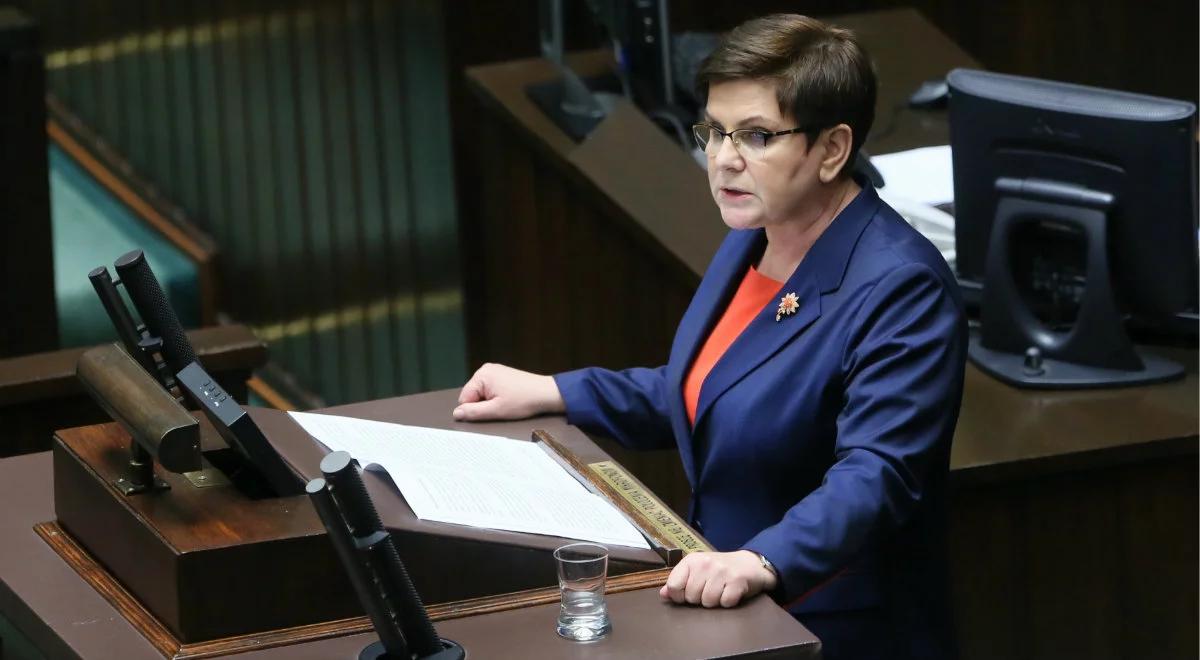 Sejmowa debata ws. Jana Szyszki. Premier: opozycja podsyca histerię ws. wycinki drzew