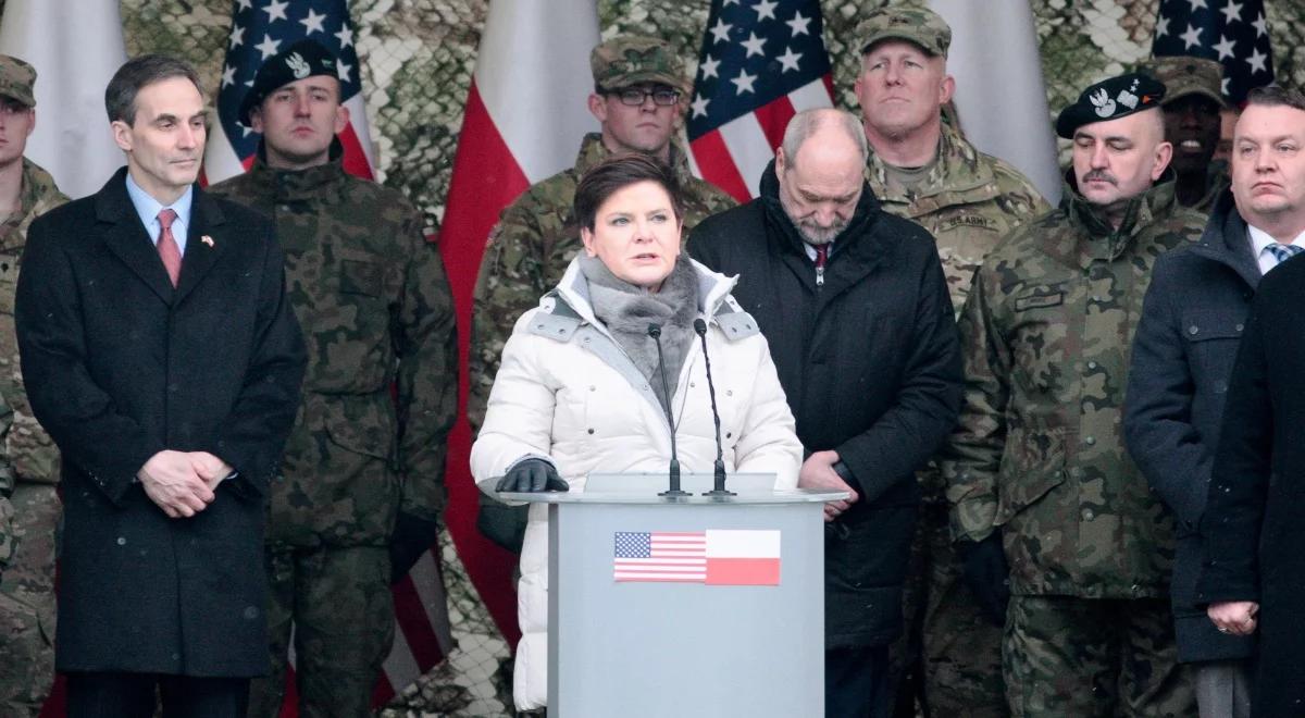 Amerykańscy żolnierze w Polsce. Premier: bezpieczeństwo jest kwestią nadrzędną