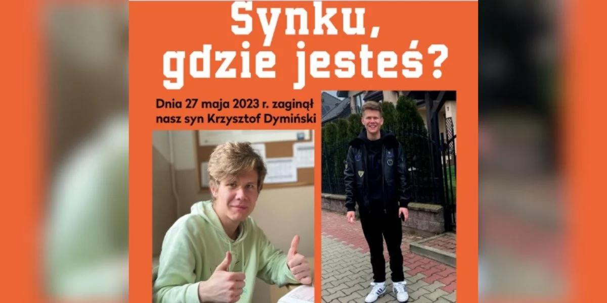 Rok od zaginięcia Krzysztofa Dymińskiego. Szukają syna na lądzie i na wodzie