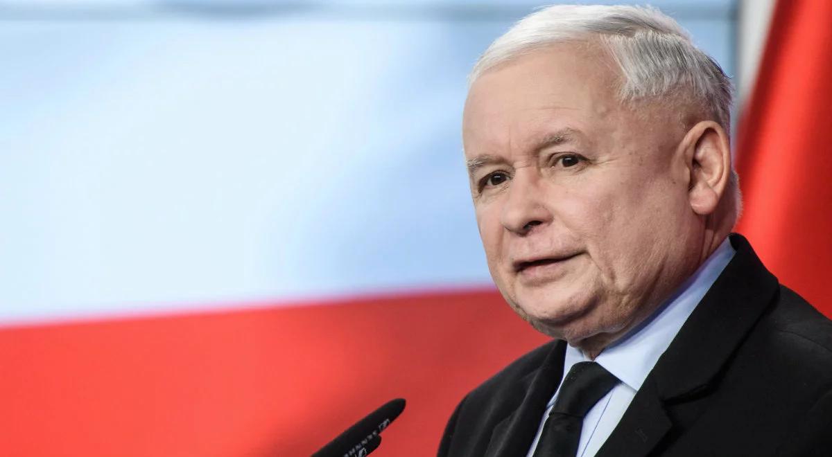 "Źródłem problemów z praworządnością są sądy". Jarosław Kaczyński nt. zakazu publikacji o Bońku