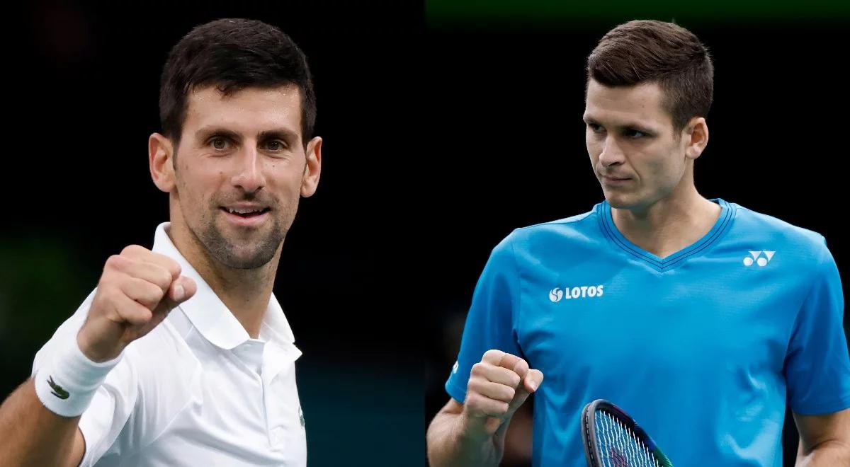 ATP Paryż: Novak Djoković - Hubert Hurkacz o finał turnieju. O której mecz Polaka?