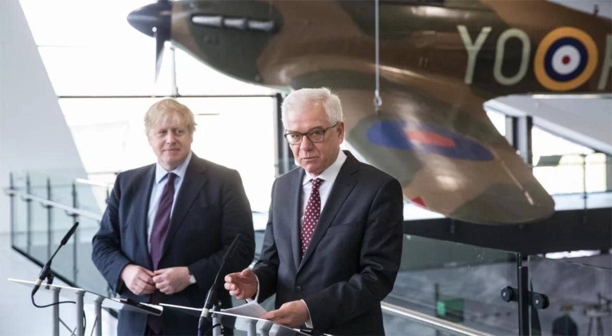 Szefowie MSZ Polski i Wielkiej Brytanii spotkali się w Londynie