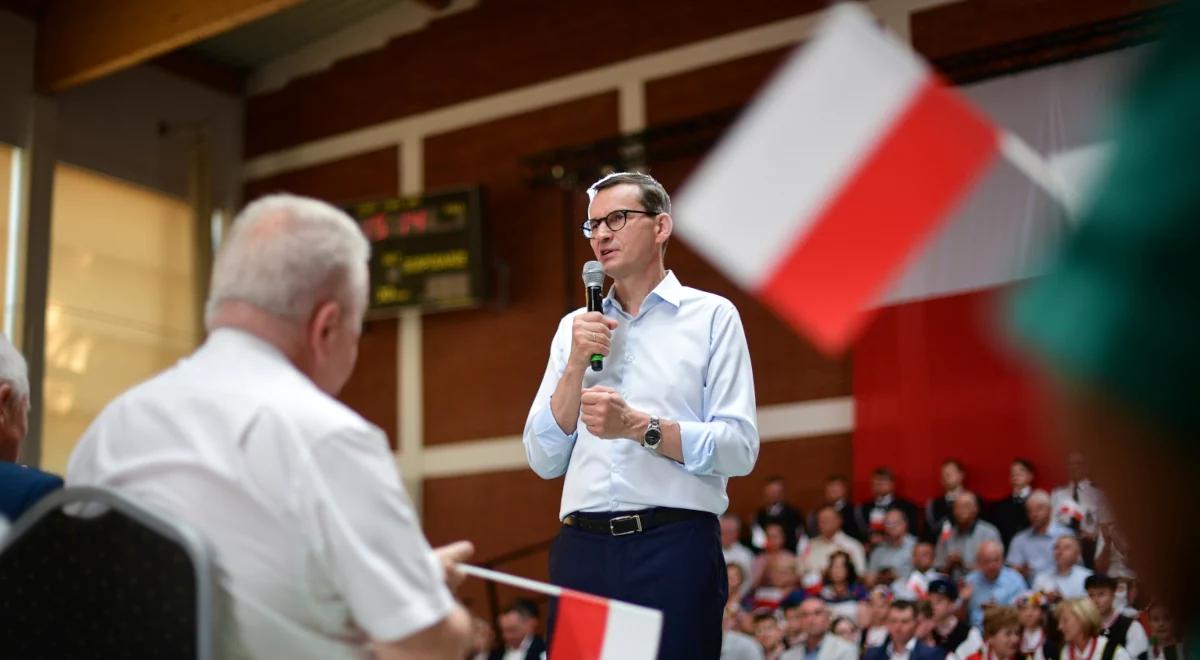 Rozwój gospodarczy Polski. Premier Morawiecki: sprowadziliśmy na cały kraj deszcz inwestycji