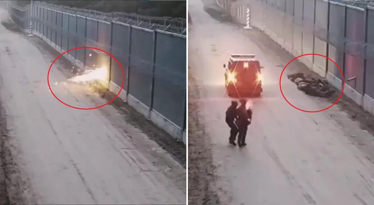Kolejne ataki na granicy. W ruch poszły butelki i kamienie